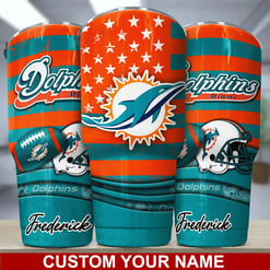 Miami Dolphins Personalized Tumbler BG48