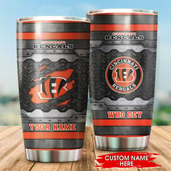 Cincinnati Bengals Personalized Tumbler BG342