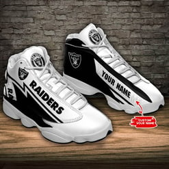 Las Vegas Raiders Personalized AJD13 Sneakers BG187