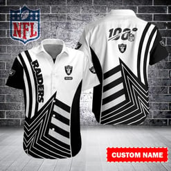 Las Vegas Raiders Personalized Button Shirt BB602