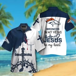 Denver Broncos Button Shirt BB801