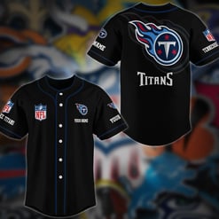 Tennessee Titans Personalized Baseball Jersey AZCBJS129