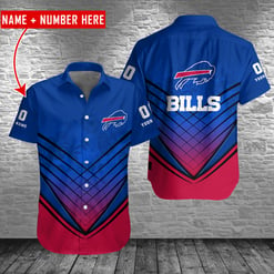 Buffalo Bills Personalized Button Shirt BB700