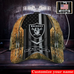 Las Vegas Raiders Personalized Classic Cap BG537