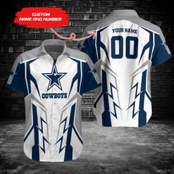 Dallas Cowboys Personalized Button Shirts BG526