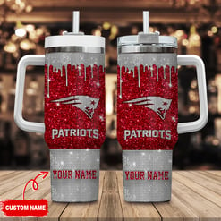 New England Patriots Personalized Limited Edition Sport Fan Gift 40oz Tumbler AZC40OZT068