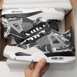 Las Vegas Raiders AJ4 Sneaker BG98