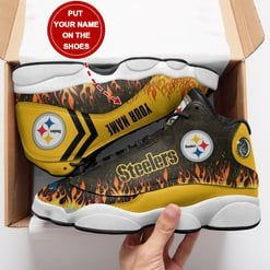 Pittsburgh Steelers Personalized AJD13 Sneakers 1003