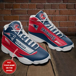 New England Patriots Personalized AJD13 Sneakers BG34