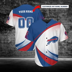 Buffalo Bills Personalized Baseball Jersey 228