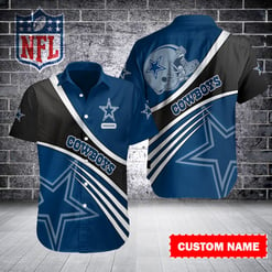 Dallas Cowboys Personalized Button Shirt BB786