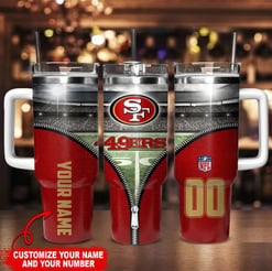 San Francisco 49ers Personalized Limited Edition Sport Fan Gift 40oz Tumbler AZC40OZT138