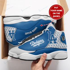 Los Angeles Dodgers Personalized AJD13 Sneakers 1049