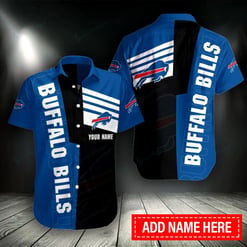 Buffalo Bills Personalized Button Shirt BB014