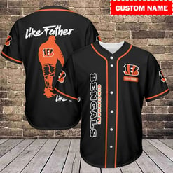 Cincinnati Bengals Personalized Baseball Jersey BG769