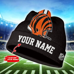 Cincinnati Bengals Personalized Wool Beanie 148