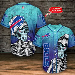 Buffalo Bills Personalized Baseball Jersey BG466