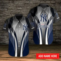 New York Yankees Personalized Button Shirt BB724