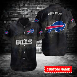 Buffalo Bills Personalized Button Shirt BB185