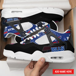 Buffalo Bills Personalized AJ4 Sneaker BG306