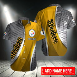 Pittsburgh Steelers Personalized Button Shirt BB113