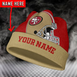 San Francisco 49ers Personalized Wool Beanie BGWBH203