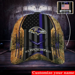 Baltimore Ravens Personalized Classic Cap BG515