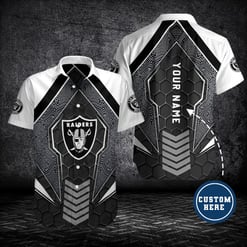 Las Vegas Raiders Personalized Button Shirt BG753