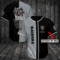 Las Vegas Raiders Personalized Baseball Jersey Shirt 97