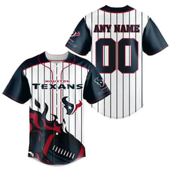 Houston Texans Personalized Baseball Jersey BG740