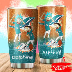 Miami Dolphins Personalized Tumbler BG542