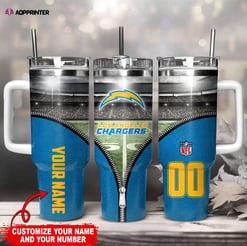 Los Angeles Chargers Personalized Limited Edition Sport Fan Gift 40oz Tumbler AZC40OZT128