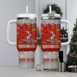 Cleveland Browns Personalized 40oz Stanley Tumbler AZC40OZT005