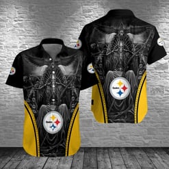 Pittsburgh Steelers Button Shirt BG661