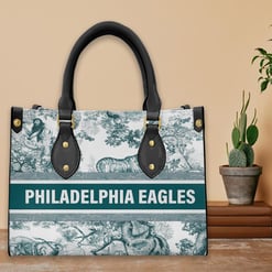 Philadelphia Eagles Personalized Leather Hand Bag BBLTHB458