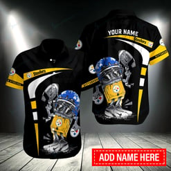 Pittsburgh Steelers Personalized Button Shirt BB081