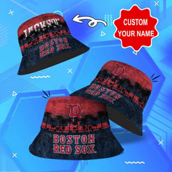 Boston Red Sox Personalized Bucket Hat BG30