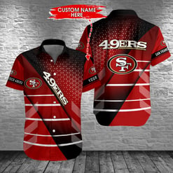 San Francisco 49ers Personalized Button Shirt BB781