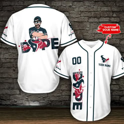 Houston Texans Personalized Baseball Jersey BG598