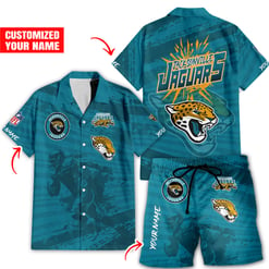 Jacksonville Jaguars Combo Hawaiian Shirt and Shorts HSAS0008