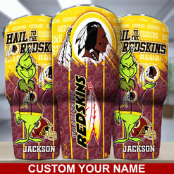 Washington Redskins Personalized Tumbler BG119