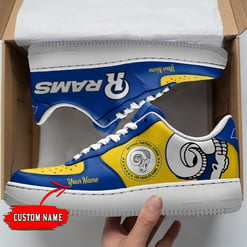 Los Angeles Rams Personalized AF1 Shoes BG32