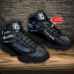 Dallas Cowboys Personalized AJD13 Sneakers BG200