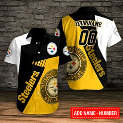 Pittsburgh Steelers Personalized Button Shirt BB716