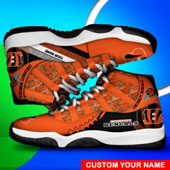 Cincinnati Bengals Personalized AJD11 Sneakers BG156