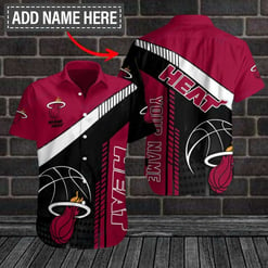 Miami Heat Personalized Button Shirts BG36