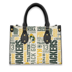 Green Bay Packers Leather Hand Bag BBLTHB697