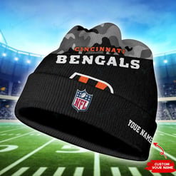 Cincinnati Bengals Personalized Wool Beanie 77