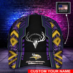 Minnesota Vikings Personalized Classic Cap BG463