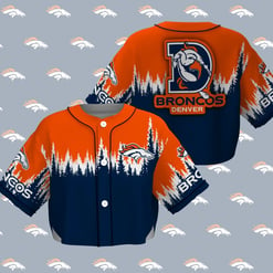 Denver Broncos Crop Top Baseball Jersey 126